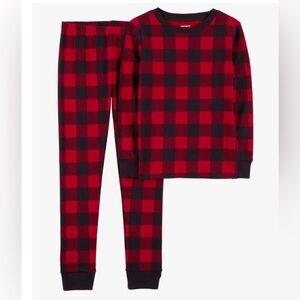 Children’s Place buffalo plaid thermal set size 4